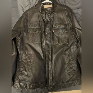 Levi’s Sherpa lined faux leathered jacket